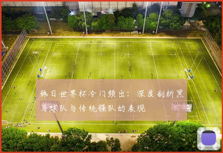 韩日世界杯冷门频出：深度剖析黑马球队与传统强队的表现