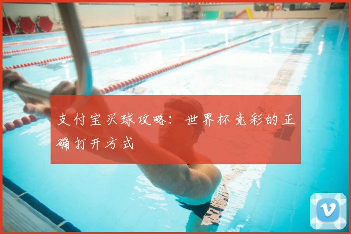 支付宝买球攻略：世界杯竞彩的正确打开方式