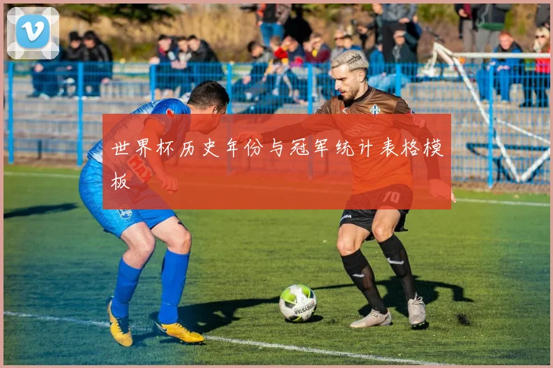 世界杯历史年份与冠军统计表格模板