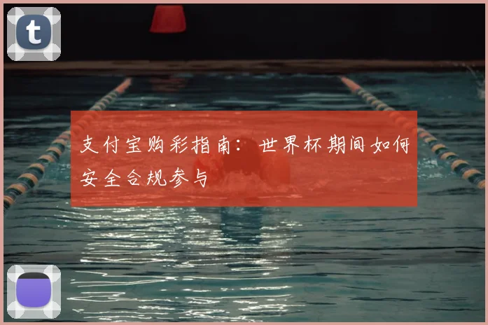 支付宝购彩指南：世界杯期间如何安全合规参与
